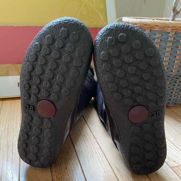 Camper Brown Leather Faux Fur Lining Winter Boots Size 38 EU - Picture 5 of 5